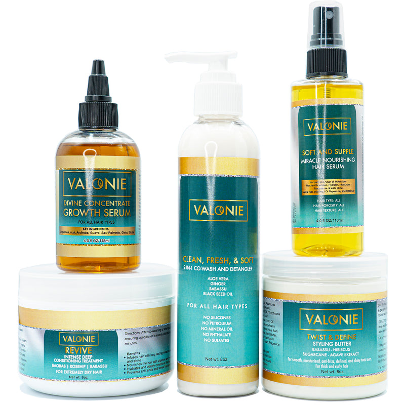 Nourish, Moisturize and Grow Bundle