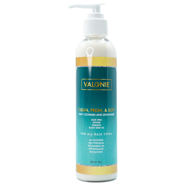 soft & Supple leave-in detangling hair conditioner co-wash
